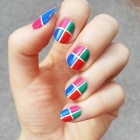 Bild: Nailart-Trend «Color Blocking Nails»
